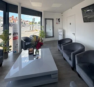 another angle of leicester practice waiting area
